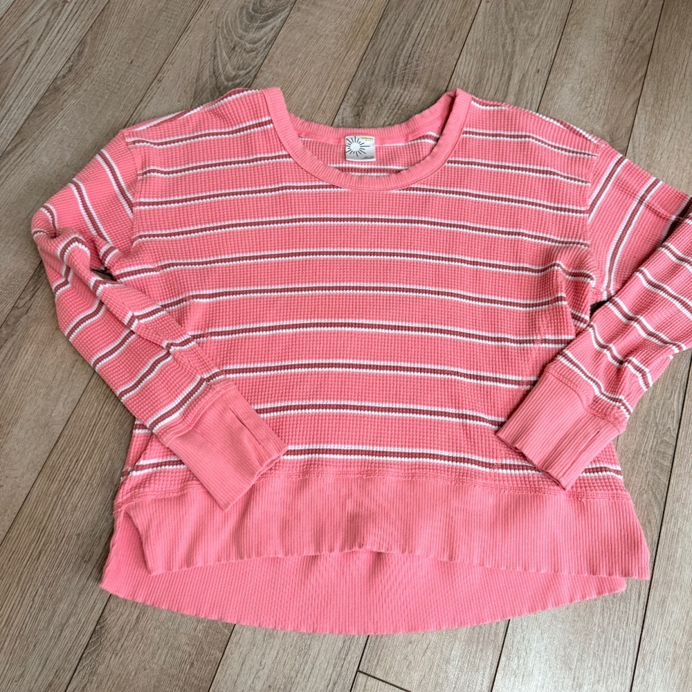 AERIE OFFLINE waffle knit l/s top size xs